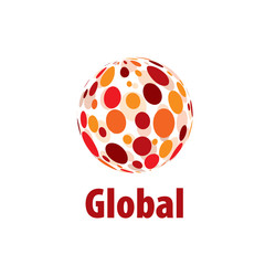 vector logo globe