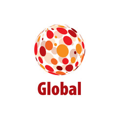 vector logo globe