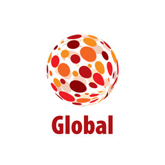 vector logo globe