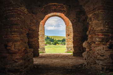 Window frames of Frantiskova huta near the village Podbiel in the region Orava, Slovakia