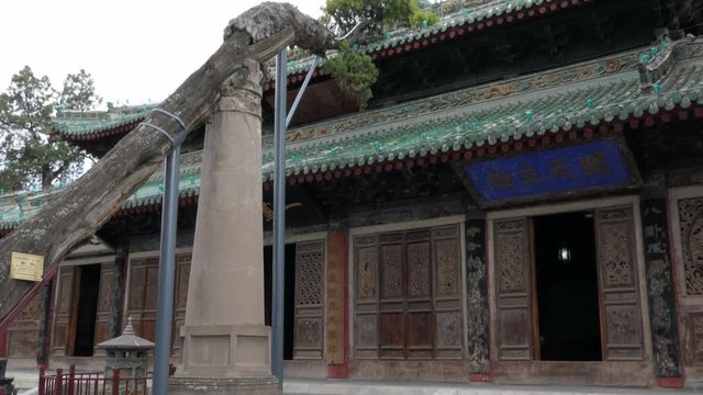 Fuxi Temple (Fuxi Miao) in Tianshui, Gansu province, China, Asia. Old monument and traditional religion