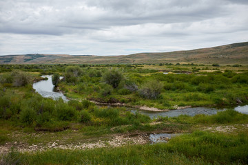 Hams Fork River in the Green River System