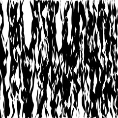 Random Chaotic Lines Abstract Geometric Pattern