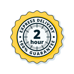 2 Hour Express Delivery illustration