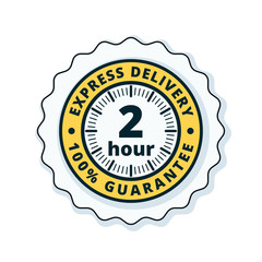 2 Hour Express Delivery illustration