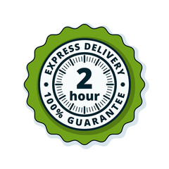 2 Hour Express Delivery illustration