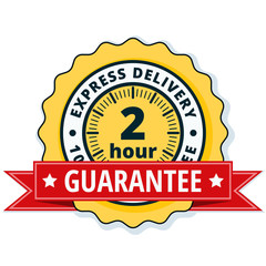 2 Hour Express Delivery illustration