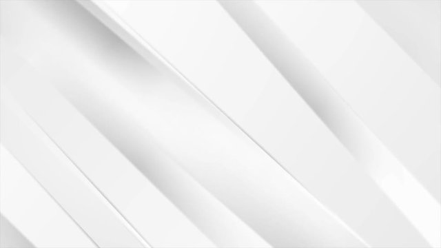 Light grey corporate smooth stripes abstract tech motion design. Seamless looping. Video animation Ultra HD 4K 3840x2160