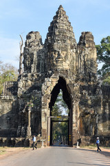 Obraz premium South gate to Angkor Thom in Cambodia