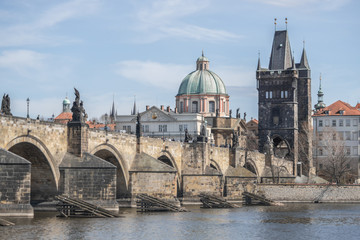 Fototapeta na wymiar Karlsbrücke Prag, Tschechien