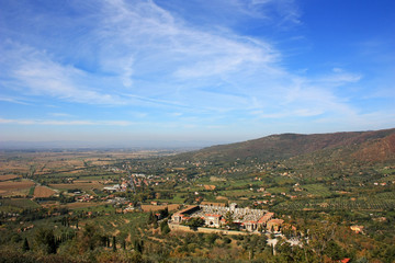 Fototapeta na wymiar Valley in Tuscany, Italy