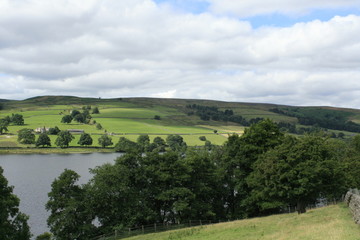 Obraz premium Gouthwaite Reservoir, Nidderdale, England