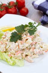 salade surimi et ananas