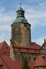 Fototapeta na wymiar Wieża zamku Czocha, Polska