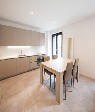 Modern minimalist kitchen