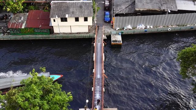 HD 1080 super slow house, building, city, architecture, sky, home, water, urban, panorama, construction, travel, blue, town, bridge, river, landscape, view, roof, industry, panoramic, houses, cityscap