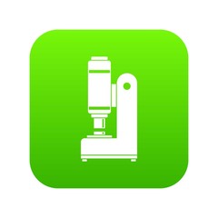 Blacksmith automatic hammer icon digital green