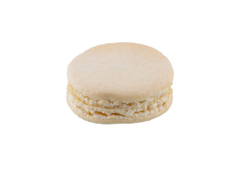 Sweet and colourful french macaroons or macaron, Dessert isolated on white background