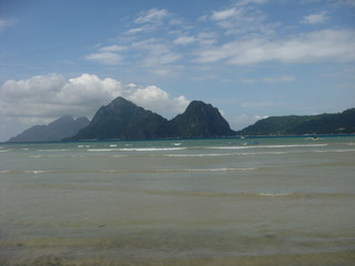 Fototapeta na wymiar View From Las Cabanas Beach