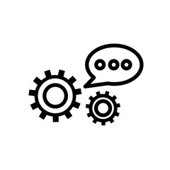 3d data analytics icon isolated on white background