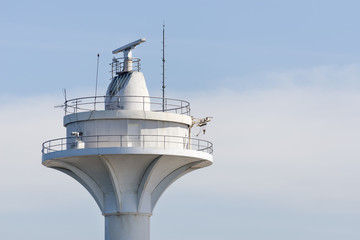 Radar Tower At Uskudar Coast, Istanbul, Turkey