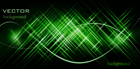 Green background vector illustration
