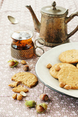 cookies with hazelnuts