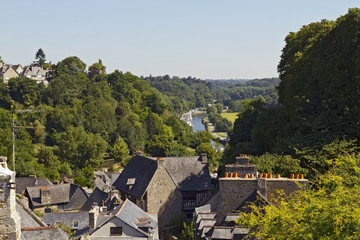 Wonderful view over Dinan and the surrounding area.