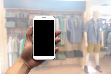 blurred photo, Blurry image, People shopping in Community Mall or Department Store,  background