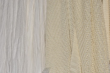 Fabric, home textiles of beautiful colors and shades