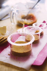 Cheseecake preparationa