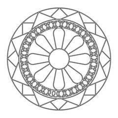 abstract cute mandala