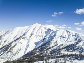 Panorama d'un paysage alpin