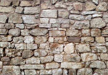Old stone wall. Seamless texture with a stone wall.