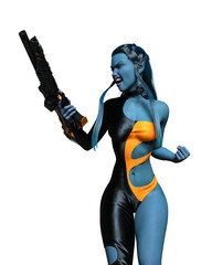 super dark elf warrior