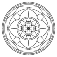 Fototapeta premium abstract cute mandala