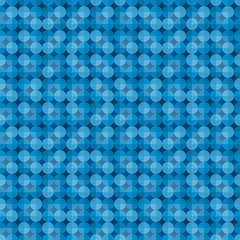 Blue circles abstract seamless vector pattern - 200429709
