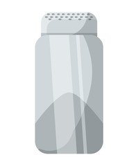 salt bottle icon over white background, colorful design. vector illustration