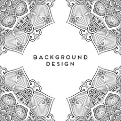 Vector mandala background