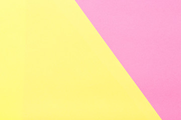Pink and yellow color paper texture background. Trend colors, geometric paper background. Colorful of soft paper background.