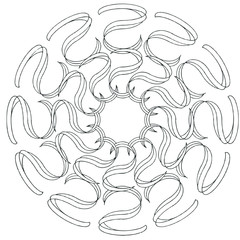 seamless pattern. Modern stylish texture. Repeating geometric tiles with hexagonal elements