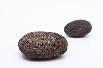 Volcanic rock on jeju island in south korea 