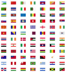 World flags collection