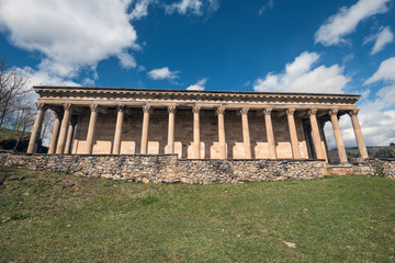 Fototapeta premium Saint George old neoclassic church in Cantabria, Spain.