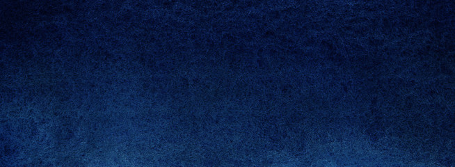 Dark deep blue texture. Night sky or sea abyss. Saturated bright background. Hand drawn watercolor.