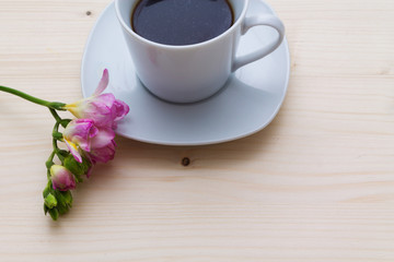 coffee paper flowers