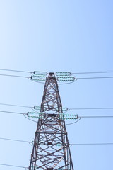 High Voltage Electric Transmission Tower Energy Pylon