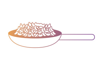 mexican food design with cochinita pibil dish icon over white background, colorful design. vector illustration