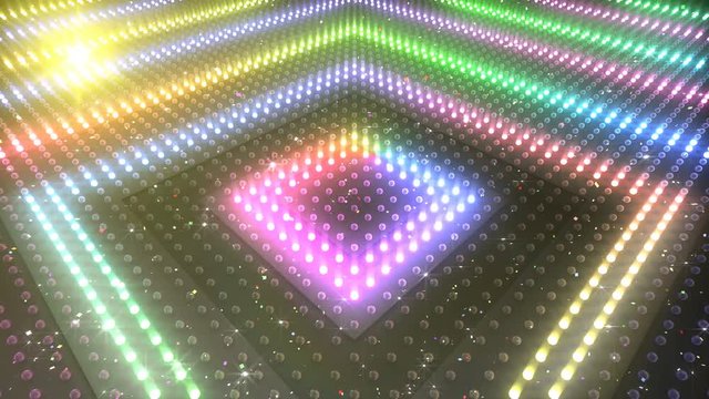 Light illumination disco club Floor and Wall