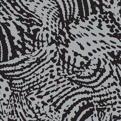 Trendy Leopard or cheetah skin seamless pattern, animal fur. Fabric design, wrapping paper, textile.